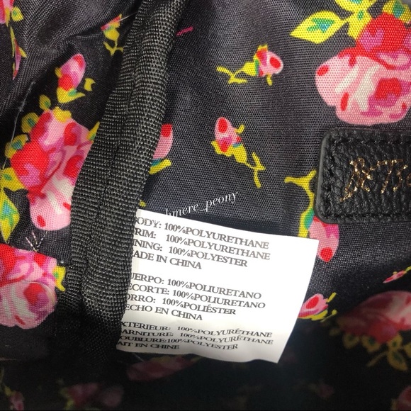 Betsey Johnson Roses & Cute Puppy Mini Backpack - Picture 5 of 9